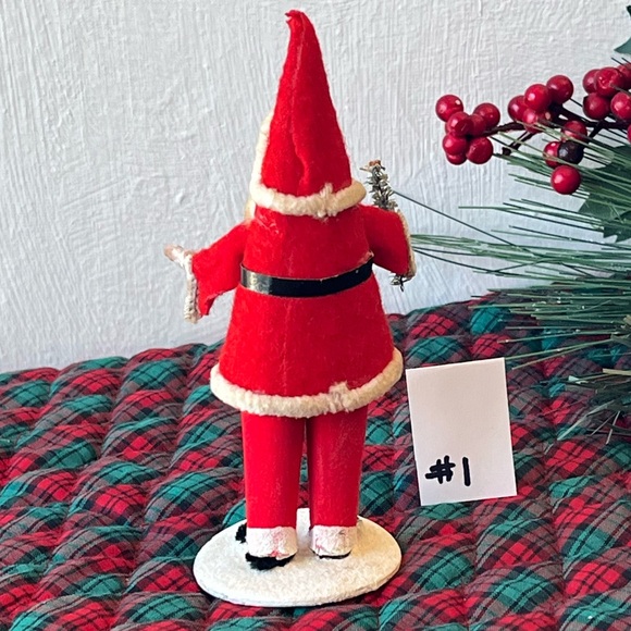 Vintage Belsnickel Santa Claus Standing Figure on Base St. Nicholas MadeJapan #1 - Picture 6 of 13